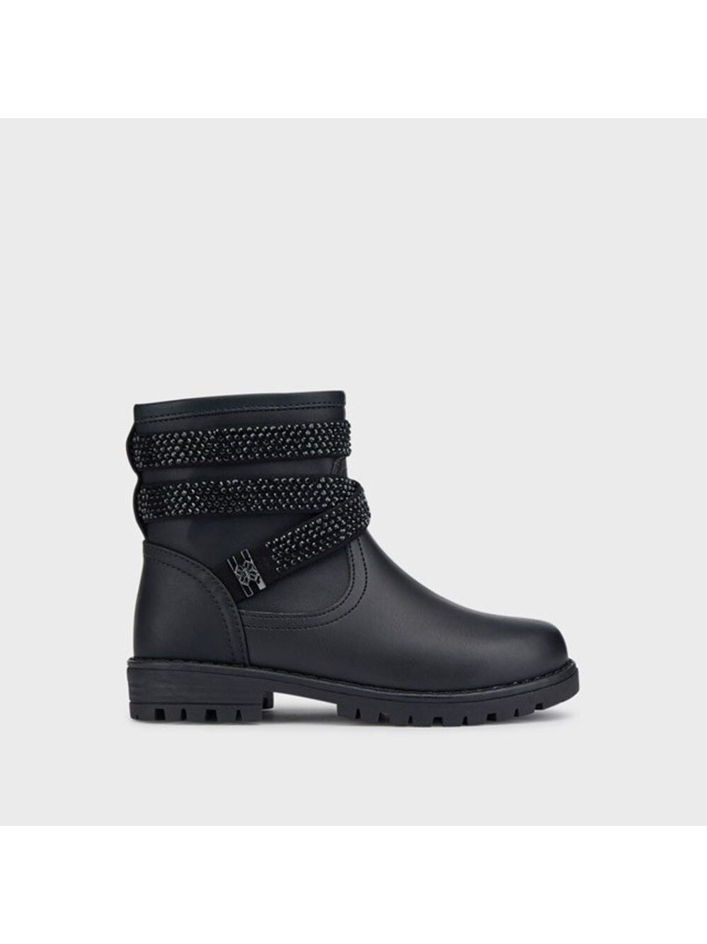 Size 11 Toddler Mayoral Kids Black Embellished Boots